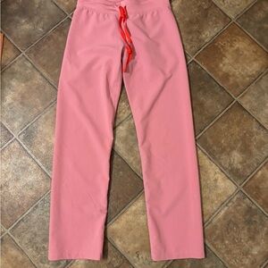 Figs Chalk Pink Livingston Straight Leg Scrub Pants XS